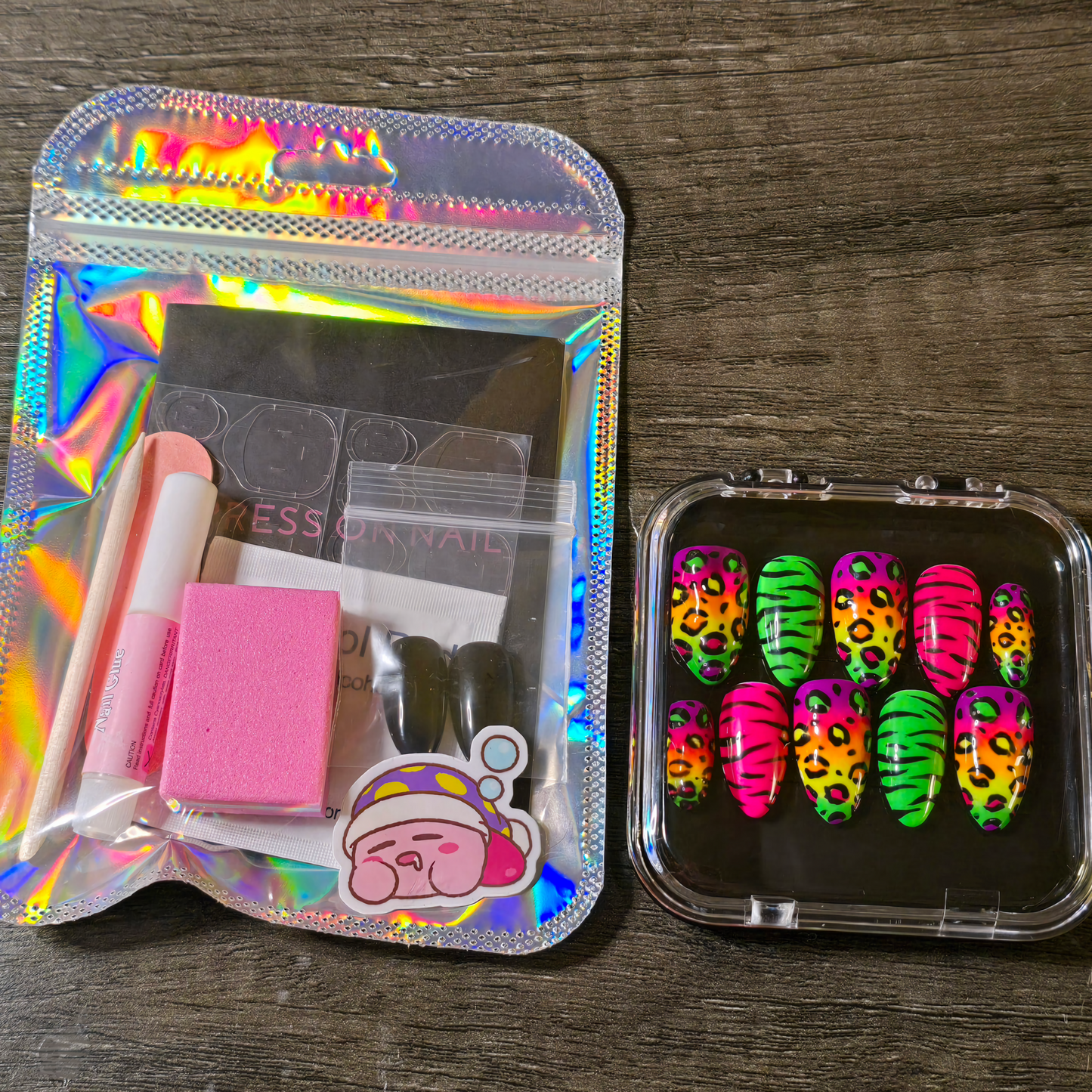 ♡ Rainbow Cheetah Set ♡